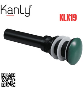 Đầu xả lavabo sứ màu xanh lá Kanly KLX19 