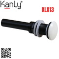 Đầu xả lavabo sứ màu trắng Kanly KLX13 