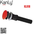 Đầu xả lavabo sứ màu đỏ Kanly KLX18 