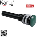 Đầu xả lavabo sứ màu xanh lá Kanly KLX19 