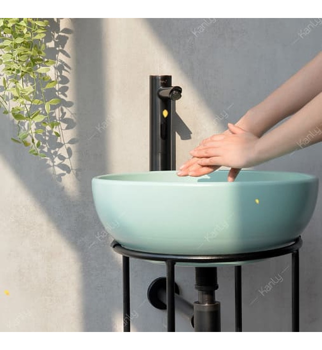 Vòi lavabo cảm ứng bằng đồng Kanly GCAC1B