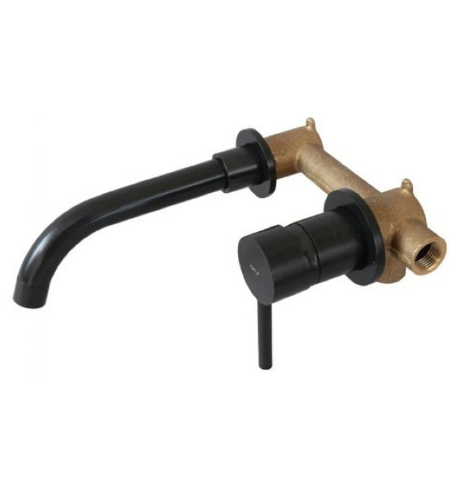 Vòi chậu lavabo nóng lạnh gắn tường Kanly GCT04B 