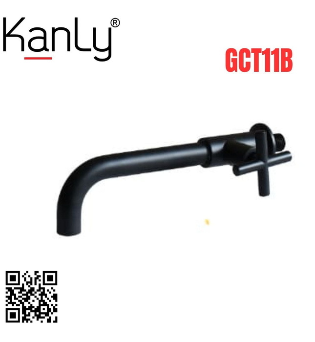 Vòi chậu lavabo lạnh gắn tường Kanly GCT11B