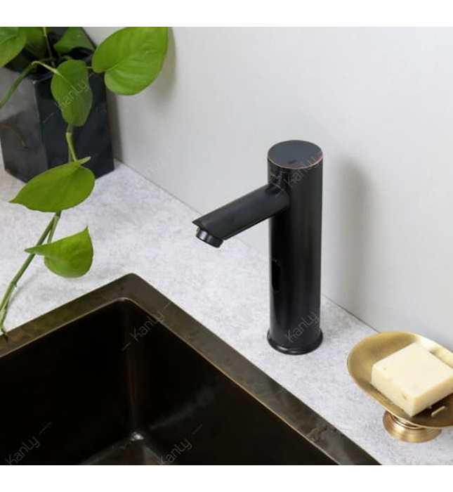Vòi lavabo cảm ứng bằng đồng Kanly GCVC1B 