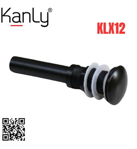 Đầu xả lavabo sứ màu xám Kanly KLX12 