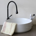 Vòi lavabo nóng lạnh màu đen thân cao Kanly GCC20B 