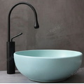 Vòi lavabo nóng lạnh màu đen thân cao Kanly GCC21B 