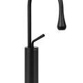 Vòi lavabo nóng lạnh màu đen thân cao Kanly GCC21B 