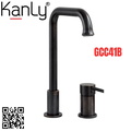 Vòi lavabo nóng lạnh màu đen âm bàn Kanly GCC41B 