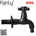 Vòi nước lạnh bằng đồng màu đen gắn tường Kanly GCT01B 