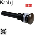 Đầu xả lavabo sứ màu nâu Kanly KLX11