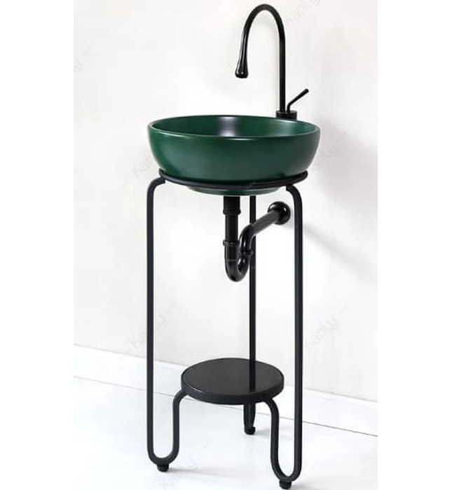 Kệ đặt chậu lavabo bằng sắt Kanly FP08