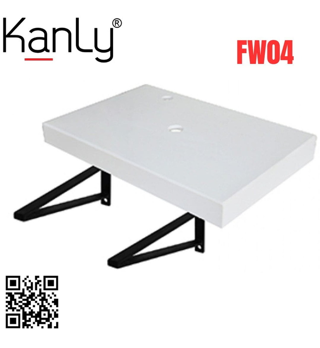 Chân kệ sắt đặt chậu lavabo mặt đá nhân tạo Kanly FW04