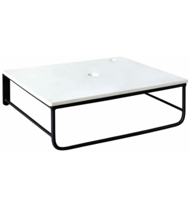 Chân kệ sắt đặt chậu lavabo mặt đá tự nhiên Kanly FW06.03