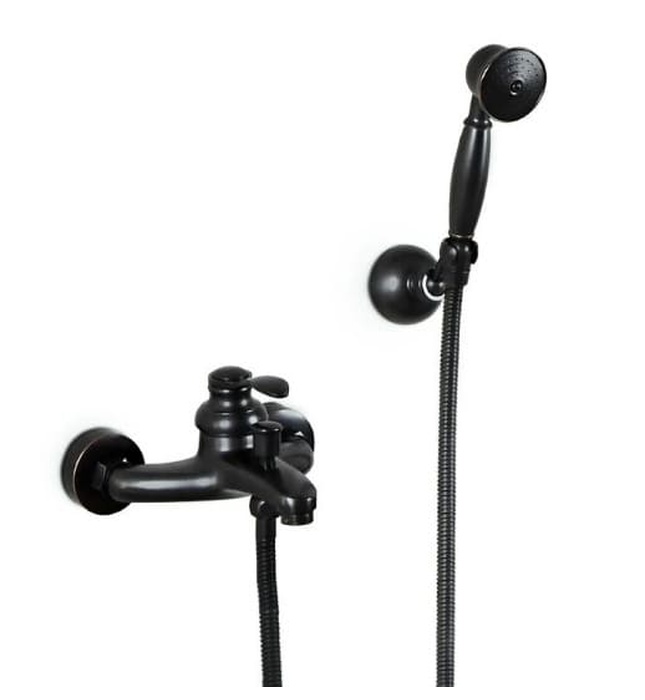 Sen tắm nóng lạnh bằng đồng màu đen Kanly GCS20B 