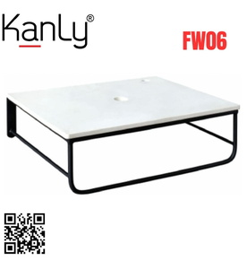 Chân kệ sắt đặt chậu lavabo mặt đá nhân tạo Kanly FW06