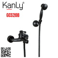 Sen tắm nóng lạnh bằng đồng màu đen Kanly GCS20B 