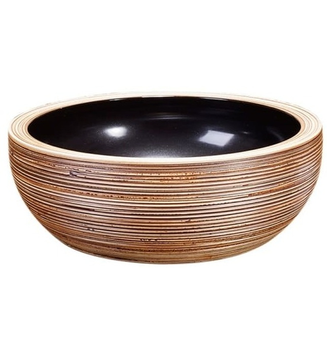 Chậu lavabo dương bàn sứ mỹ thuật Haduvico LVB017