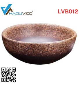 Chậu lavabo dương bàn sứ mỹ thuật Haduvico LVB012