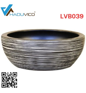 Chậu lavabo dương bàn sứ mỹ thuật Haduvico LVB039