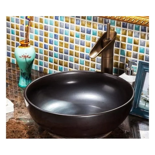 Chậu lavabo dương bàn sứ mỹ thuật Haduvico LVB045
