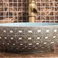 Chậu lavabo dương bàn sứ mỹ thuật Haduvico LVB015