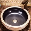 Chậu lavabo dương bàn sứ mỹ thuật Haduvico LVB017