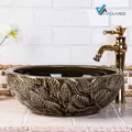 Chậu lavabo dương bàn sứ mỹ thuật Haduvico LVB030