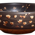 Chậu lavabo đặt bàn sứ mỹ thuật Haduvico LVB065