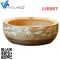 Chậu lavabo dương bàn sứ mỹ thuật Haduvico LVB067