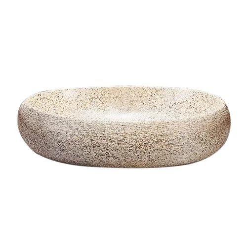 Chậu lavabo dương bàn sứ mỹ thuật Haduvico LVB016