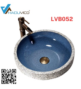 Chậu lavabo dương bàn sứ mỹ thuật Haduvico LVB052