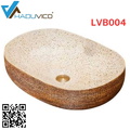 Chậu lavabo dương bàn sứ mỹ thuật Haduvico LVB004
