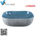 Chậu lavabo dương bàn sứ mỹ thuật Haduvico LVB007