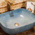 Chậu lavabo dương bàn sứ mỹ thuật Haduvico LVB009