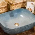 Chậu lavabo dương bàn sứ mỹ thuật Haduvico LVB009