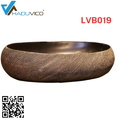 Chậu lavabo dương bàn sứ mỹ thuật Haduvico LVB019