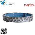 Chậu lavabo dương bàn sứ mỹ thuật Haduvico LVB053