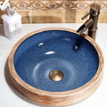 Chậu lavabo dương bàn sứ mỹ thuật Haduvico LVB054