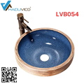 Chậu lavabo dương bàn sứ mỹ thuật Haduvico LVB054