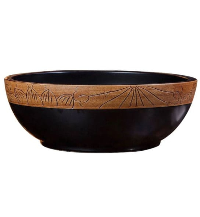 Chậu lavabo dương bàn sứ mỹ thuật Haduvico LVB031