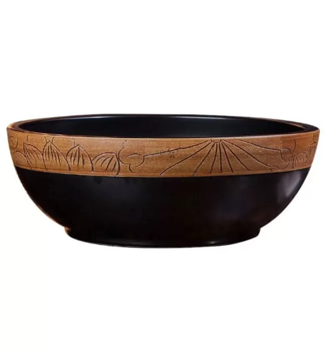 Chậu lavabo dương bàn sứ mỹ thuật Haduvico LVB031