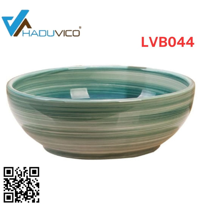 Chậu lavabo dương bàn sứ mỹ thuật Haduvico LVB044