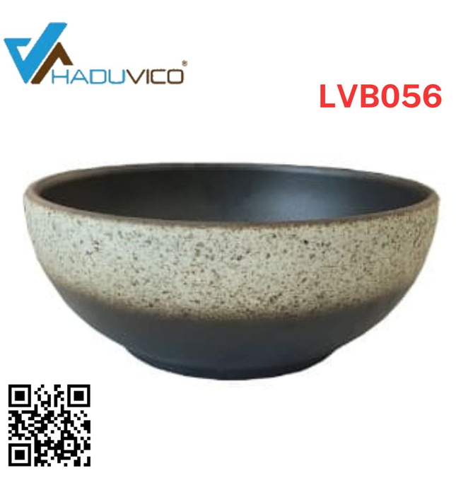 Chậu lavabo dương bàn sứ mỹ thuật Haduvico LVB056