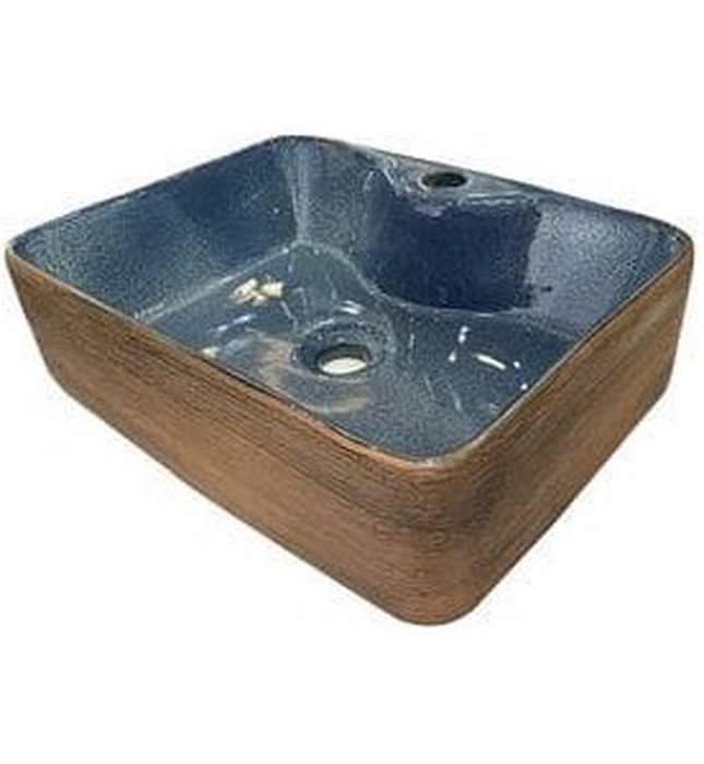 Chậu lavabo dương bàn sứ mỹ thuật Haduvico LVB057