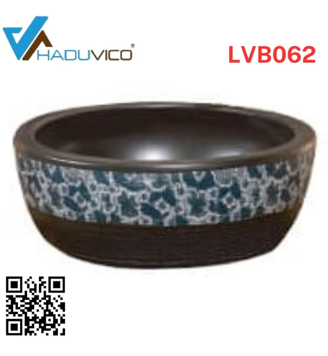 Chậu lavabo dương bàn sứ mỹ thuật Haduvico LVB062