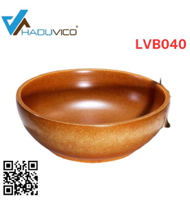 Chậu lavabo dương bàn sứ mỹ thuật Haduvico LVB040