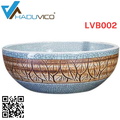 Chậu lavabo dương bàn sứ mỹ thuật Haduvico LVB002