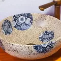 Chậu lavabo dương bàn sứ mỹ thuật Haduvico LVB042