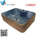 Chậu lavabo dương bàn sứ mỹ thuật Haduvico LVB057